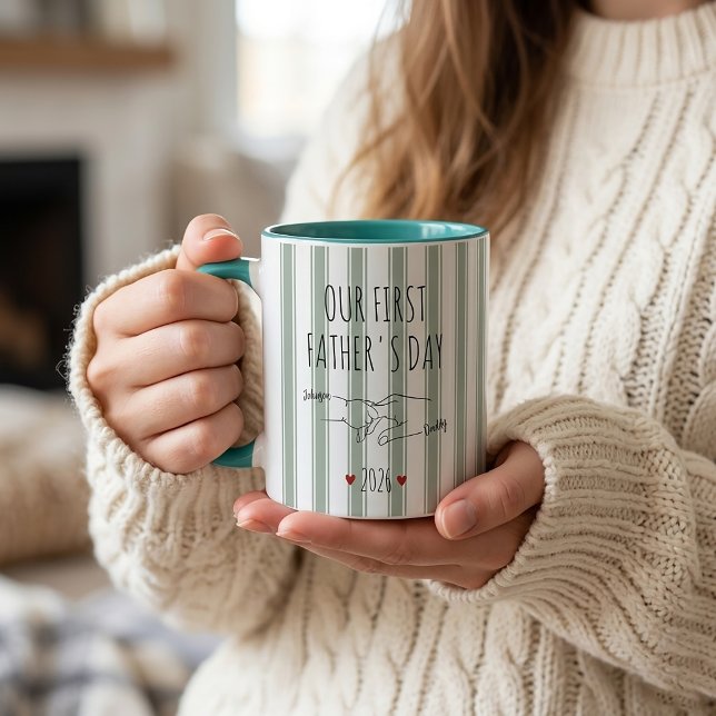 Notre première tasse de fête des pères (Créateur téléchargé)