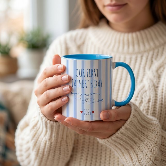 Notre première tasse de fête des pères (Créateur téléchargé)
