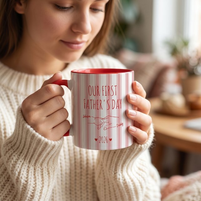 Notre première tasse de fête des pères (Créateur téléchargé)