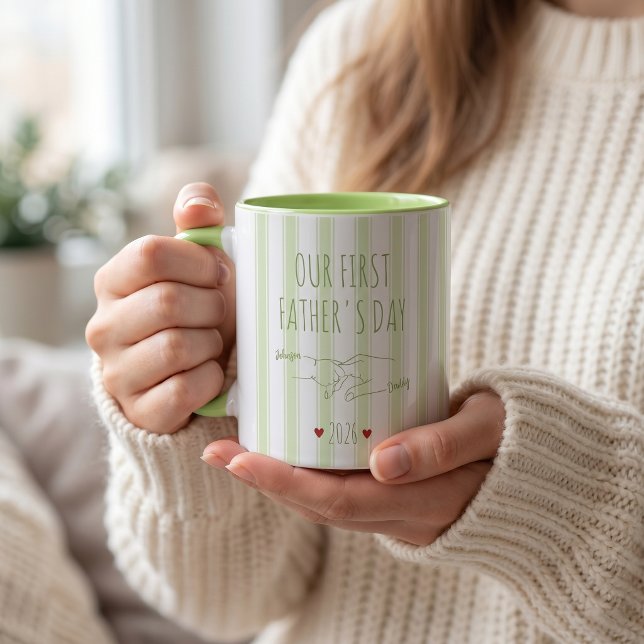 Notre première tasse de fête des pères (Créateur téléchargé)
