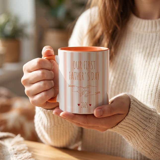 Notre première tasse de fête des pères (Créateur téléchargé)