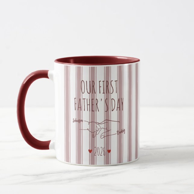 Notre première tasse de la fête des pères (Gauche)