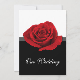 Notre Rose d'Amour ~ Invitations de mariage