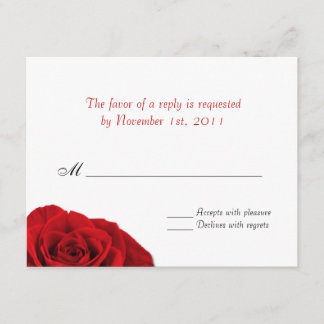 Notre Rose d'amour ~ Réponses Mariages / Cartes RS