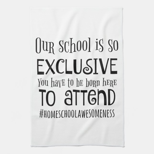 Notre serviette à la maison de cuisine scolaire (Vertical)