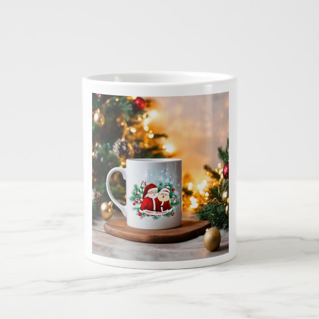 Notre Sticker en Mug de Noël où la fête rencontre (Devant)