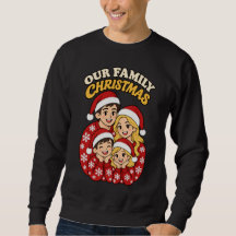 Notre Sweatshirt de Noël en Famille