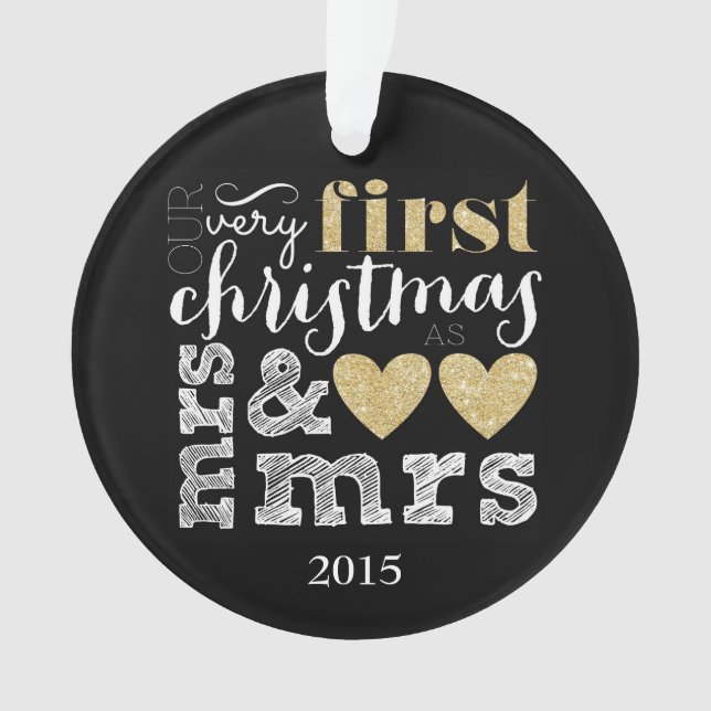 Notre tout premier Noël en tant que Mme & Mme Orna (devant)