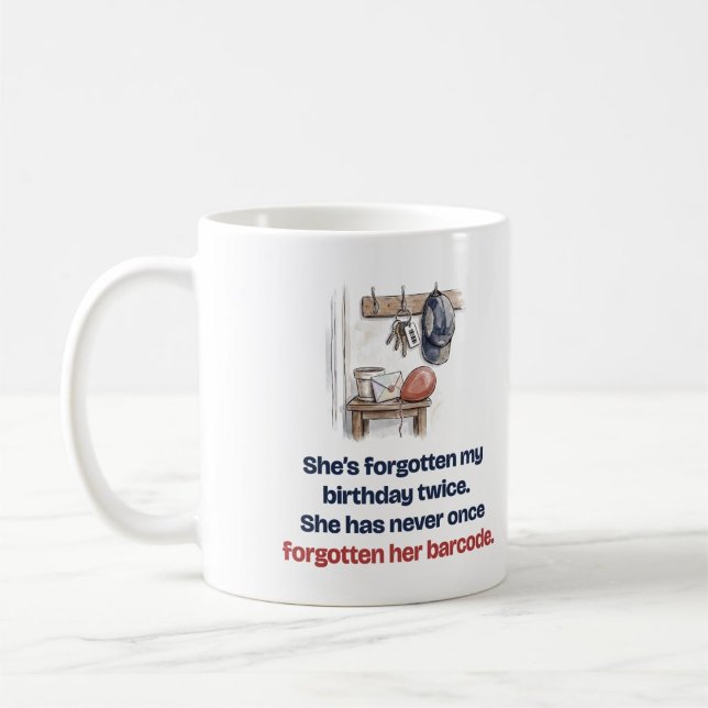 N'oublie jamais son code-barres : Mug drôle pour p (Créateur téléchargé)