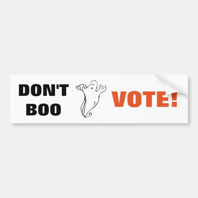 N'oublie pas de voter ! - 1 Bumper Sticker (Devant)
