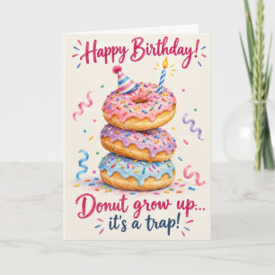 N'oublie pas d'être jeune ! Carte d'anniversaire d