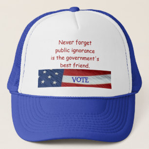 N'oubliez jamais le Casquette de l'ignorance publi