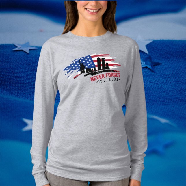 N'oubliez jamais le T-shirt 9/11 (Créateur téléchargé)