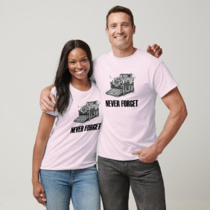 N'oubliez jamais le T-shirt de machine à écrire