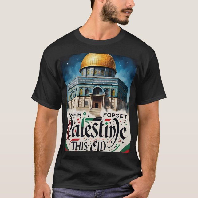 N'oubliez jamais Palestine Mens Tshirt (Devant)