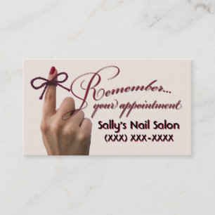 "n'oubliez pas…" cartes de rendez-vous