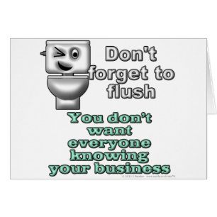 N'oubliez pas de rincer. Vous ne voulez pas