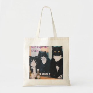 N'oubliez pas le cataire ! portez le sac