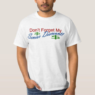 N'oubliez pas mon T-shirt supérieur de remise