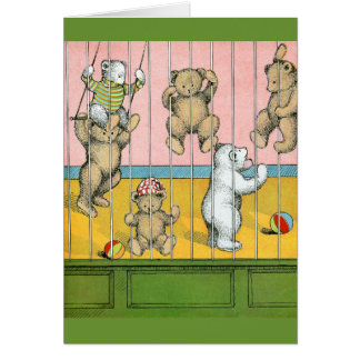 Nounours derrière des barres