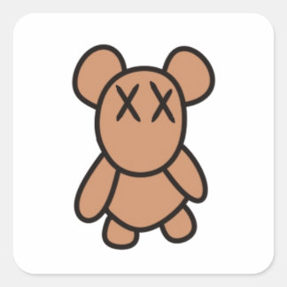 Nounours en autocollant