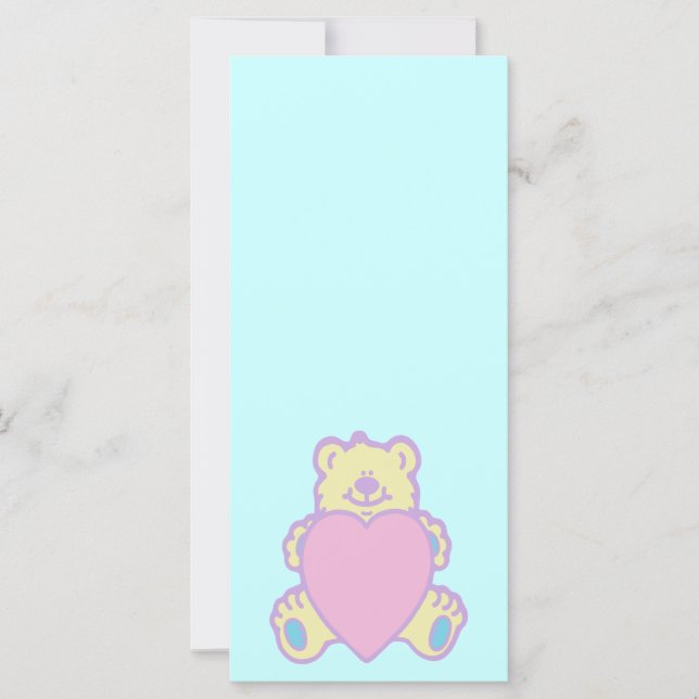 Nounours ours en peluche coeur d'amour (Devant)