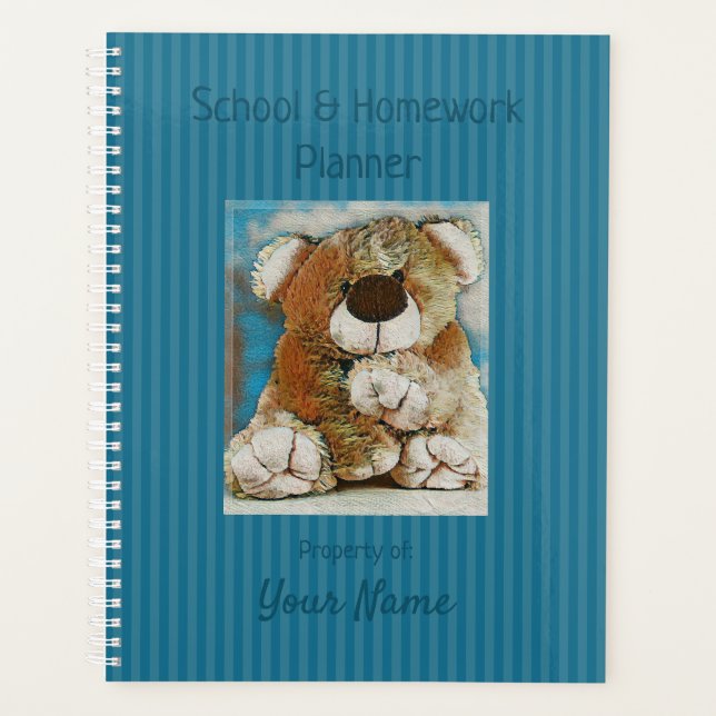 Nounours - Planificateur Scolaire - HAMbyWG (Devant)