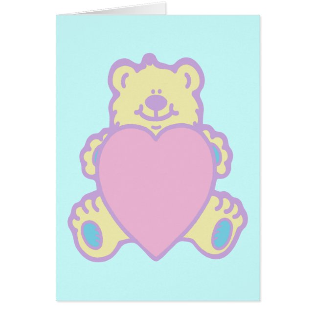 Nounours Teddy Bear Cœur d'Amour (Devant)