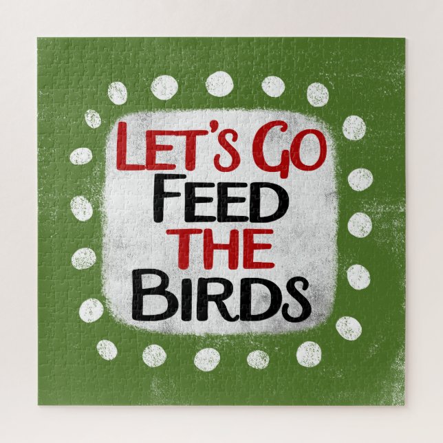 Nourrir Les Oiseaux Puzzle Puzzle (Vertical)