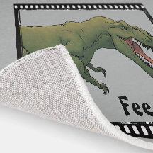 Nourris-moi ! T-Rex Baby Dino sous le tapis chaise