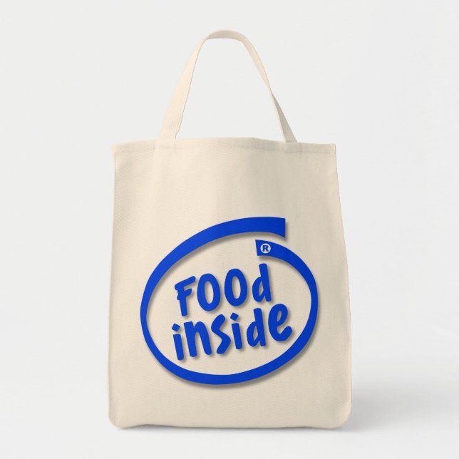 Nourriture à l'intérieur du sac (Devant)