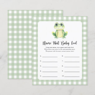 Nourriture pour bébé - Baby shower grenouille
