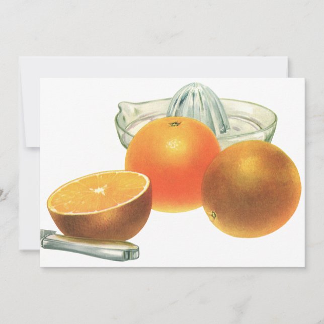 Nourriture vintage Fruit, Oranges mûres Juicer Pet (Devant)