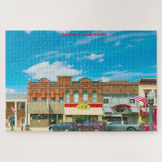 Nous aimons Baraboo Wisconsin. Jigsaw Puzzle (Horizontal)