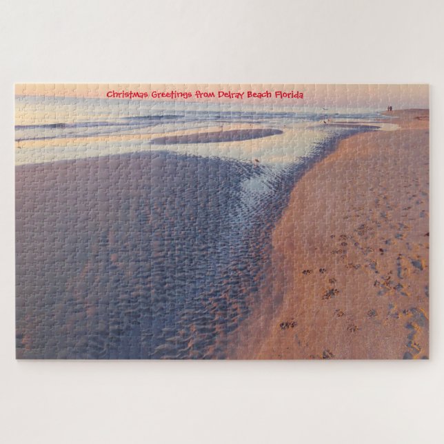 Nous aimons Delray Beach Floride Puzzle (Horizontal)