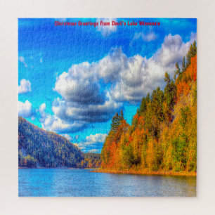 Nous aimons Devils Lake Wisconsin. Jigsaw Puzzle