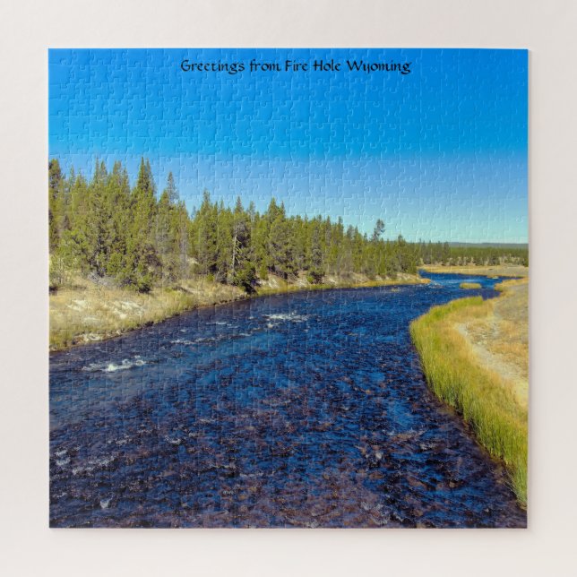 Nous aimons Fire Hole Wyoming. Puzzle (Vertical)