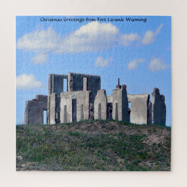 Nous aimons Fort Laramie Wyoming. Puzzle (Vertical)