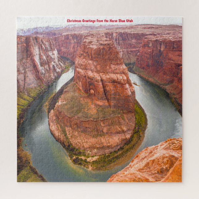 Nous aimons le Horse Shoe Utah Puzzle (Vertical)