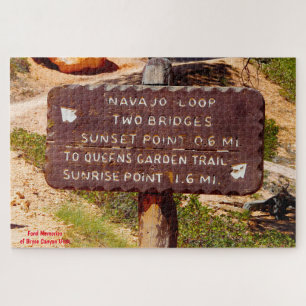 Nous aimons le puzzle de Bryce Canyon Utah