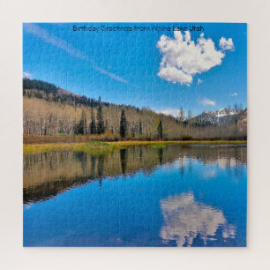 Nous aimons le puzzle de lac alpin Utah