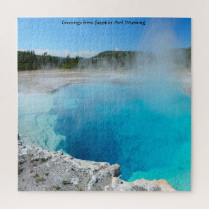 Nous aimons le puzzle de Sapphire Pool Wyoming