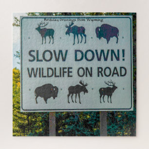 Nous Aimons Le Wyoming. Jigsaw Puzzle