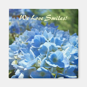 Nous aimons les sourires ! aimants Fleurs d'horten