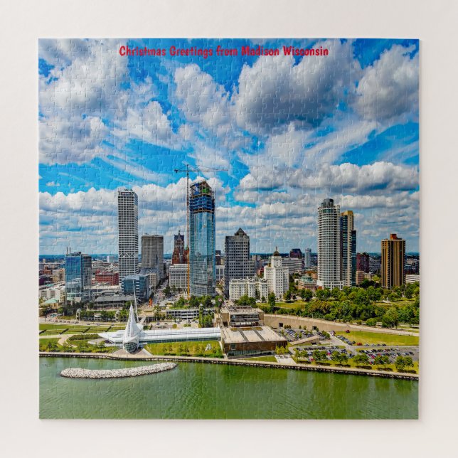 Nous aimons Madison Wisconsin. Puzzle (Vertical)