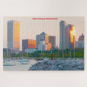 Nous aimons Milwaukee Wisconsin. Puzzle