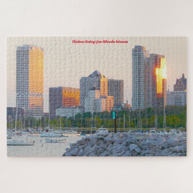 Nous aimons Milwaukee Wisconsin. Puzzle (Horizontal)
