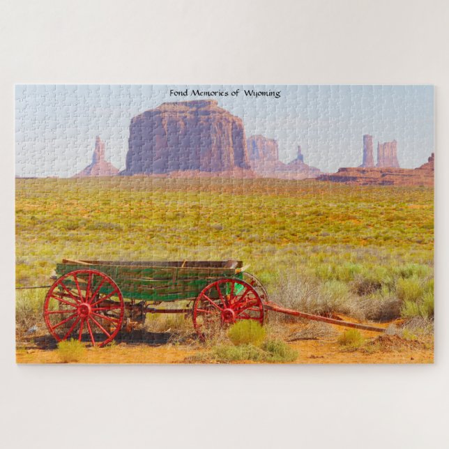 Nous aimons Monument Valley Wyoming. Puzzle (Horizontal)