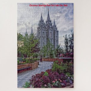 Nous Aimons Salt Lake City Utah Jigsaw Puzzle