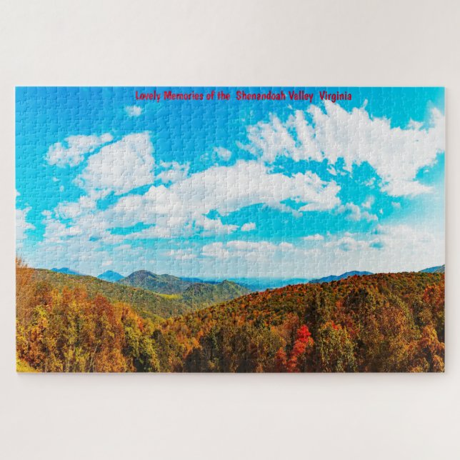 Nous aimons Shenandoah Valley  Virginie. Puzzle (Horizontal)